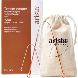 Arista Ayurveda Copper Ayurvedic Tongue Scraper - 1 Pc