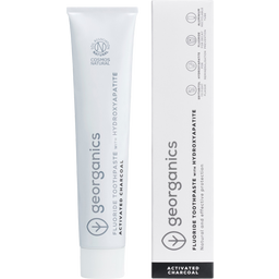 Activated Charcoal & Hydroxyapatite Fluoride Toothpaste - 75 ml