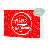 Nice Christmas - Printable Gift Certificate